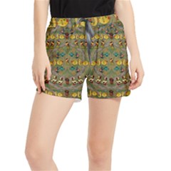 Fishes Admires All Freedom In The World And Feelings Of Security Women s Runner Shorts by pepitasart