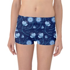 Flower Boyleg Bikini Bottoms by zappwaits