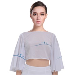 Voice Actor T- Shirt As For Me And My Voice We Will Serve The Lord Christian T- Shirt Tie Back Butterfly Sleeve Chiffon Top by maxcute