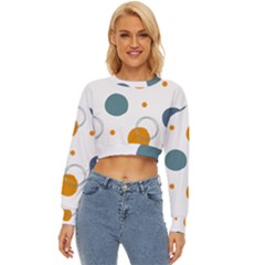 Abstract Circle Pastel Pattern T- Shirt Abstract Circle Pastel Pattern T- Shirt Lightweight Long Sleeve Sweatshirt