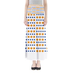 Abstract Dots Pattern T- Shirt Abstract Dots Pattern T- Shirt Full Length Maxi Skirt