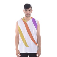 Abstract Pattern T- Shirt Abstract Pattern 6 Men s Basketball Tank Top