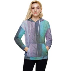 Abstract Pattern  Women s Lightweight Drawstring Hoodie by artworkshop