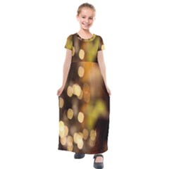 Design Pattern Specia Kids  Short Sleeve Maxi Dress by artworkshop