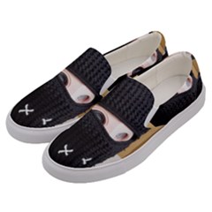 Ski Mask  Men s Canvas Slip Ons by Holyville