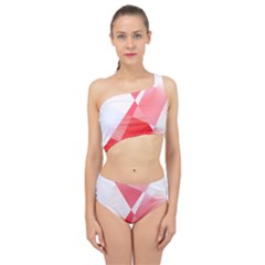 Abstract T- Shirt Pink Chess Player Abstract Colorful Texture T- Shirt Spliced Up Two Piece Swimsuit by maxcute