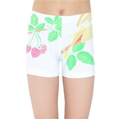 Bird Lover T- Shirtbird T- Shirt (26) Kids  Sports Shorts by maxcute