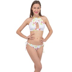 Bird Lover T- Shirtbird T- Shirt (28) Cross Front Halter Bikini Set by maxcute