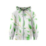 Boho Leaf Pattern T- Shirt Boho Leaf Pattern8 Kids  Zipper Hoodie