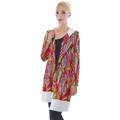 Colorful Design T- Shirt Bright Shells  T- Shirt Hooded Pocket Cardigan