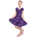 Purple Scales! Kids  Short Sleeve Dress View1