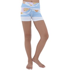 Fishing Lover T- Shirtfish T- Shirt (8) Kids  Lightweight Velour Yoga Shorts