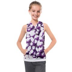 Grapes T- Shirt Purple Grapes Photo T- Shirt Kids  Sleeveless Hoodie by maxcute