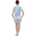 Hawaii T- Shirt Hawaii Flowers Creative T- Shirt Women s Tee and Shorts Set View2