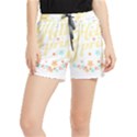 Hello Spring T- Shirt Hello Spring Trendy Easter Daisy Flower Cute Floral Pattern T- Shirt Women s Runner Shorts View1