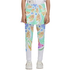 Mandala T- Shirt Twisting Garden Mandala T- Shirt Kids  Skirted Pants by maxcute