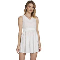 Pattern T- Shirt Religious Vintage Pattern T- Shirt Sleeveless High Waist Mini Dress