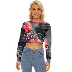 Chocolate Dark Lightweight Long Sleeve Sweatshirt by artworkshop
