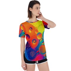 Colorfull Pattern Perpetual Short Sleeve T-shirt by artworkshop
