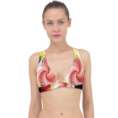 Fractalflowers Classic Banded Bikini Top