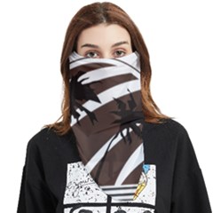 Palm Tree Design-01 (1) Face Covering Bandana (triangle) by thenyshirt