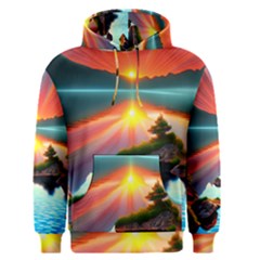 Sunset Over A Lake Men s Core Hoodie by GardenOfOphir