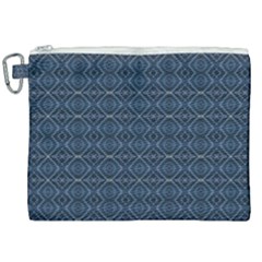 Blue Diamonds Motif Fancy Pattern Design Canvas Cosmetic Bag (xxl) by dflcprintsclothing