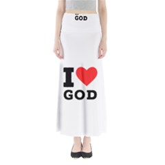 I Love God Full Length Maxi Skirt by ilovewhateva