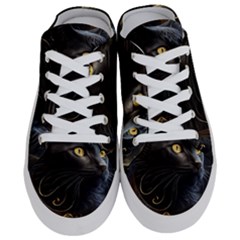 Ai Generated Cat Moon Feline Cute Half Slippers by Ravend