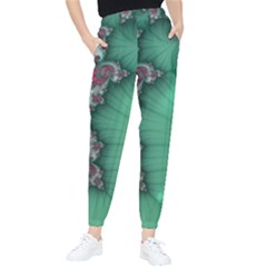 Fractal Spiral Template Abstract Background Design Tapered Pants by Ravend