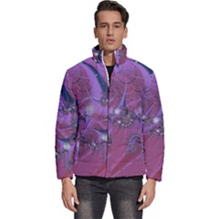 Fractal Math Abstract Abstract Art Digital Arts Men s Puffer Bubble Jacket Coat
