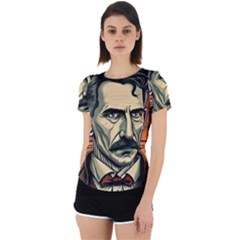 Ai Generated Nikola Tesla Tesla Nikolas Electricity Back Cut Out Sport Tee by danenraven