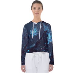 Ai Generated Cherry Blossom Blossoms Art Women s Slouchy Sweat
