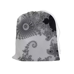 Apple Males Almond Bread Abstract Drawstring Pouch (xl) by Ravend