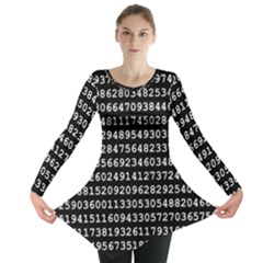 Pi Circle Diameter Circumference Ratio Radius Long Sleeve Tunic  by Ravend