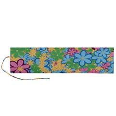 Flower Spring Background Blossom Bloom Nature Roll Up Canvas Pencil Holder (l) by Ravend
