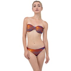 Sunset At The Beach Classic Bandeau Bikini Set
