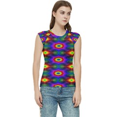 Colorfull Wallpaper Women s Raglan Cap Sleeve Tee