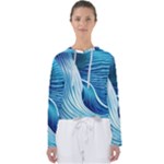 Summertime On The Sea Women s Slouchy Sweat