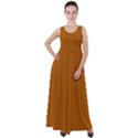 Windsor Orange	 - 	Empire Waist Velour Maxi Dress View1