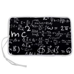 E=mc2 Text Science Albert Einstein Formula Mathematics Physics Pen Storage Case (s) by Jancukart