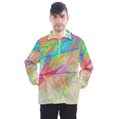 Abstract-14 Men s Half Zip Pullover