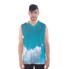Clouds Hd Wallpaper Men s Basketball Tank Top by artworkshop