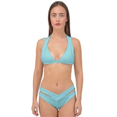 Limpet Shell	 - 	double Strap Halter Bikini Set by ColorfulSwimWear