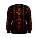 Oil Painted Bloom Brighten Up In The Night Women s Sweatshirt View1