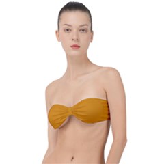 Mango Mojito Orange	 - 	classic Bandeau Bikini Top