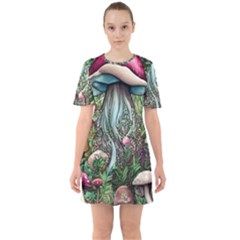 Craft Mushroom Sixties Short Sleeve Mini Dress