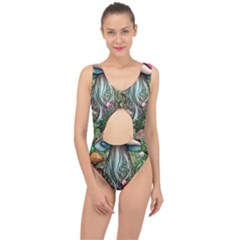 Craft Mushroom Center Cut Out Swimsuit by GardenOfOphir