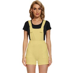 Jasmine Yellow	 - 	short Overalls by ColorfulWomensWear