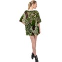 Texture Ornament Pattern Seamless Paisley Oversized Chiffon Top View2